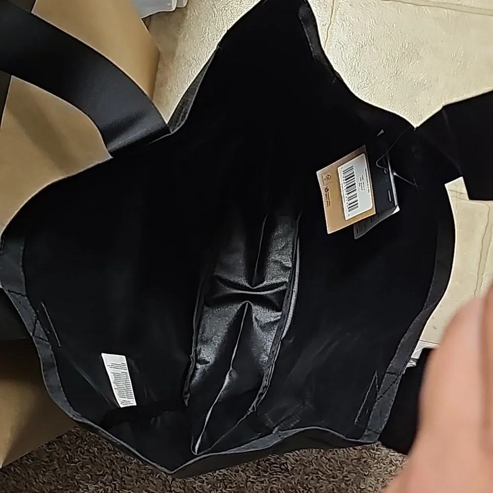 🔰 The North Face Logo Tote Exploration Without Compromise Black White‼️🛡 - Picture 10 of 11